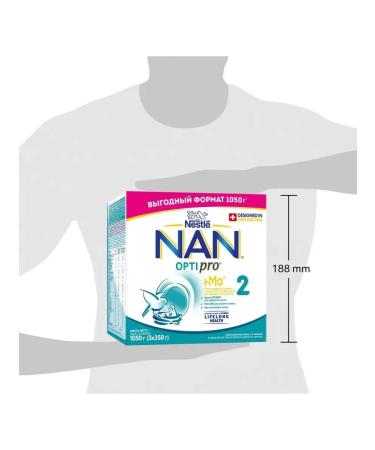 NAN NAS 2 Optipro for growth immunity and brain development 1050g - Buy Online on GoSupps.com
