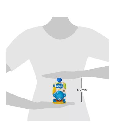 Nestle Banan apple-Banan puree from 6 months 90 g 2 pcs - Buy Online on GoSupps.com