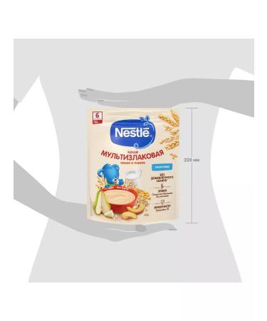 Nestle Milk porridge pear-peach from 6 months 200g - Buy Online on GoSupps.com