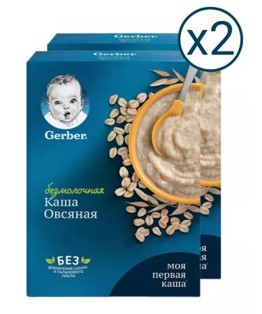 Gerber Silent oatmeal porridge from 5 months 180 g 2 pcs