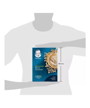 Gerber Silent oatmeal porridge from 5 months 180g 1 pc - Buy Online on GoSupps.com