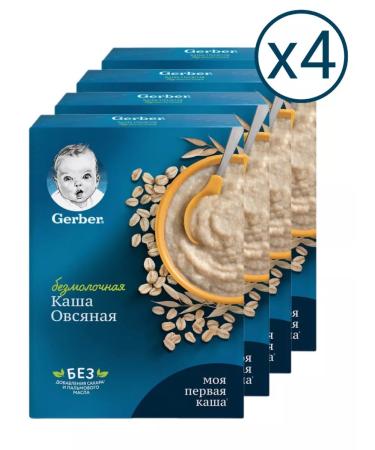 Gerber Silent oatmeal porridge from 5 months 180 g 4 pcs