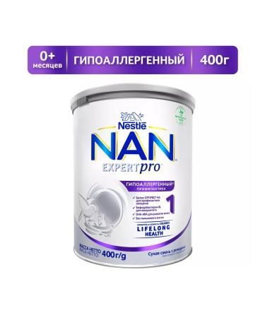 NAN NAS 1 ExpertPro hypoallergenic from birth 400g 2 pcs - Buy Online on GoSupps.com