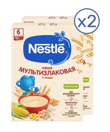 Nestle Porridge multi -haired silent from 6 months 200g 2 pcs
