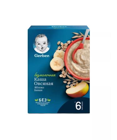Gerber Porridge dry silence-out-of-air banana-Yobloko from 6 months 180g 1 pcs - Buy Online on GoSupps.com