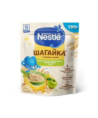 Nestle Milk porridge apple-bandan-brigade from 12 months 190g 9 pcs - Buy Online on GoSupps.com