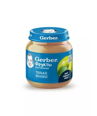 Mashed potatoes only apple "gerber" 125 g - Buy Online on GoSupps.com