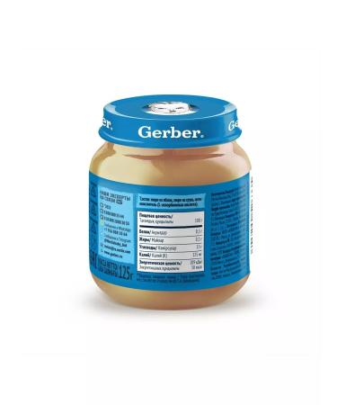Gerber Fruit puree apple-brigade from 5 months 125g 6 pcs - Buy Online on GoSupps.com
