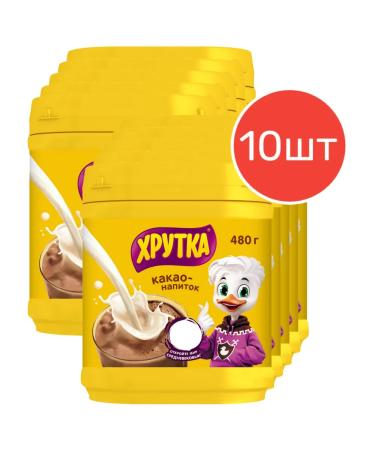 Khrutka Cocoa-drunk cocoa in the junction "Crown" 480 g 10 pcs