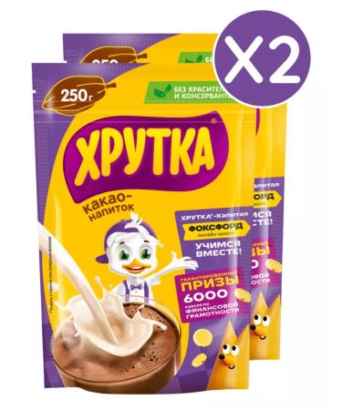 Khrutka Cocoa-drinker-drunk Crown 250 g 2 pcs