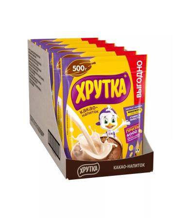 Khrutka Cocoa-drunk cocoa "Cryust" 500 g 6 pcs