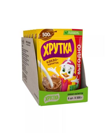 Khrutka Cocoa-drunk cocoa "Cryust" 500 g 6 pcs - Buy Online on GoSupps.com