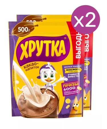 Khrutka Cocoa-drinker-drunk Crown 500 g 2 pcs