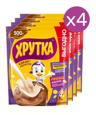 Khrutka Cocoa-drinker-drifts Crown 500 g 4 pcs