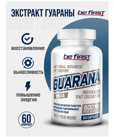 Be First BF Guarana + Vitamins A B E Guarana Extract 60 capsules