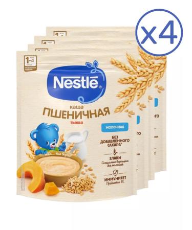 Nestle Porridge milk wheat-ragged from 5 months 200 g 4 pcs