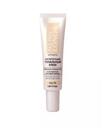 Vitex "All Day Long Soft Matte" Tonal Cream Mating tone 72 L
