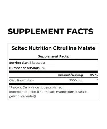Scitec Nutrition CITRULINE MALATE 90 caps - Buy Online on GoSupps.com
