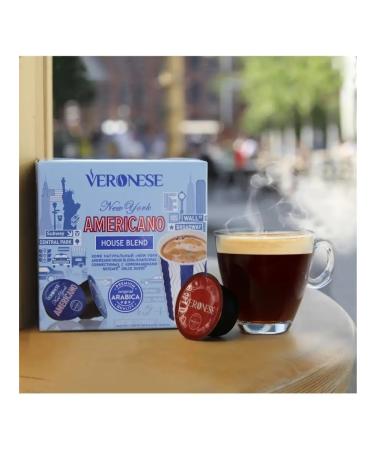Veronese Coffee in capsules of American House Blend Capsules Dolce Gusto - Buy Online on GoSupps.com