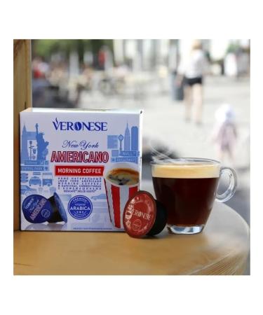 Veronese Coffee in capsules Americano Morning Coffee Dolce Gusto Capsules - Buy Online on GoSupps.com