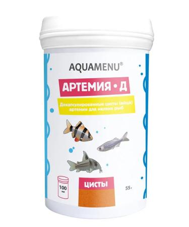 AQUAMENU Aquarium fish food "Artemy - D" 100ml 55g - Buy Online on GoSupps.com
