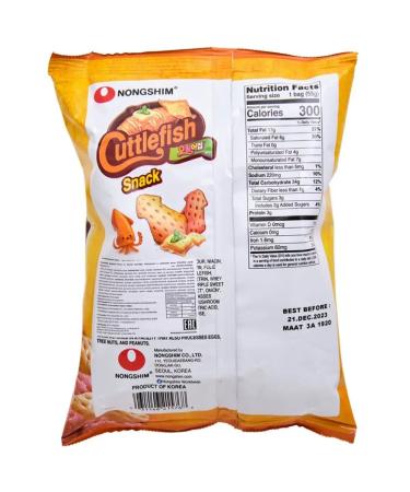 Nongshim Nongsmic chips with the taste of squid 4pc x 55g - Buy Online on GoSupps.com