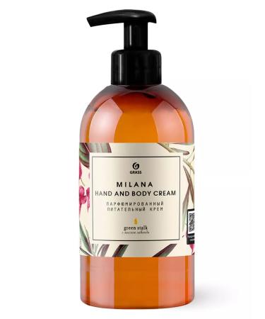 GRASS Perfumed hand and body cream "Milana Green Stalk" - Buy Online on GoSupps.com