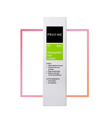 PRUVME AEC 72 skin cream around the eyes with Astaxantin Anti-Age - Buy Online on GoSupps.com