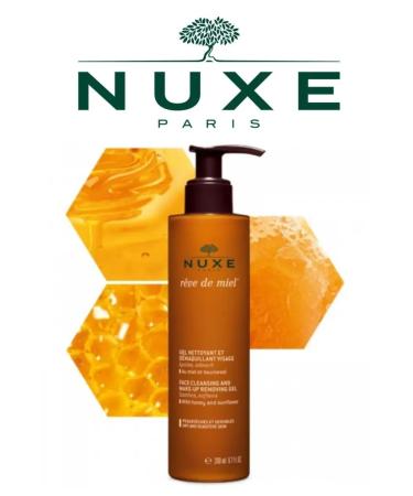 NUXE Cleaning face gel and removal of makeup Reve de Miel 200 ml