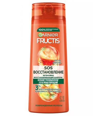 Garnier Fructis hair shampoo fructis SOS Restoration 2*400ml - Buy Online on GoSupps.com