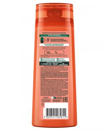 Garnier Fructis hair shampoo fructis SOS Restoration 2*400ml - Buy Online on GoSupps.com