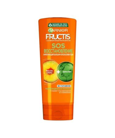 Garnier Fructis hair balm SOS Restoration 2*387 ml - Buy Online on GoSupps.com