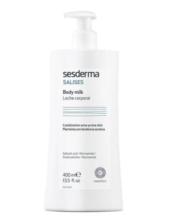 sesderma Milk for skin prone to the appearance of acne 400 ml Salisees - Buy Online on GoSupps.com