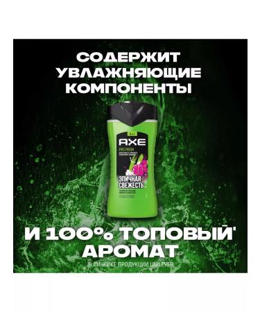 Axe Shower gel Epic freshness 250 ml (2 pcs) - Buy Online on GoSupps.com