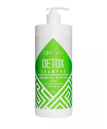 KRASSA Detox shampoo deep cleaning Professional Detox 1000ml - Buy Online on GoSupps.com