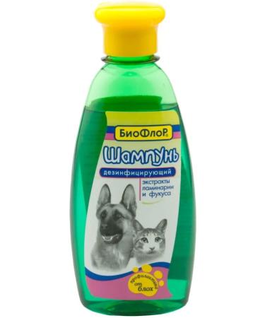 Bioflor Shampoo "disinfecting" from fleas 245 ml of kelp