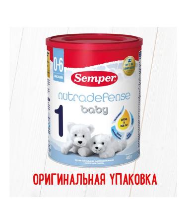 Semper Children's mixture 1 dairy from birth 400 g - Buy Online on GoSupps.com