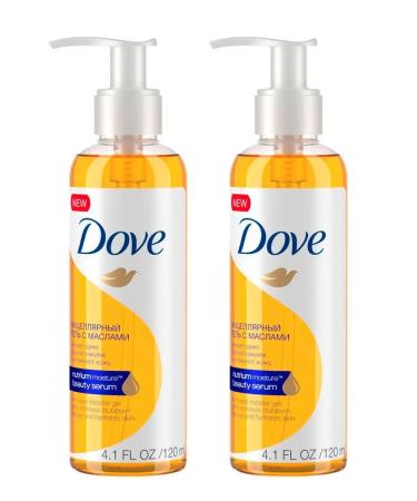 DOVE Micellar gel for removing makeup 120ml 2pcs