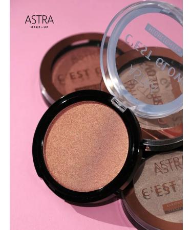 Astra MakeUp Highlighter for the face dry compact radiant - Buy Online on GoSupps.com
