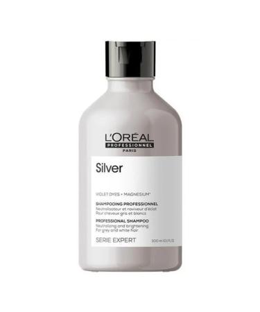 L'Oreal Professionnel Shampoo from yellowness of blonde and gray hair Silver 300ml - Buy Online on GoSupps.com