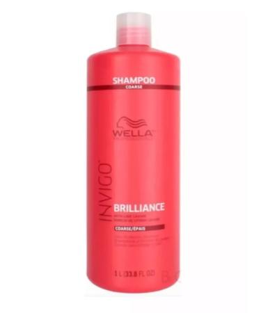 WELLA PROFESSIONALS Wella shampoo for hard hair Invigo Brilliance 1000ml - Buy Online on GoSupps.com