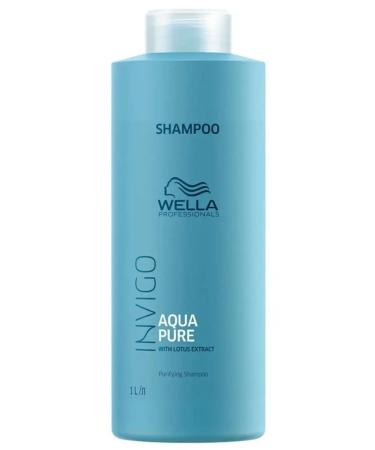 WELLA PROFESSIONALS Cleaning shampoo Aqua Pure Wella Invigo 1000 ml - Buy Online on GoSupps.com