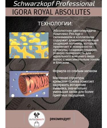 Schwarzkopf Professional Igora Royal Igor Absolutes Tone 9-40 60 ml - Buy Online on GoSupps.com