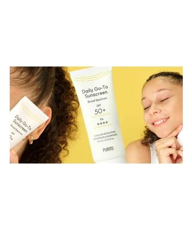 Purito Sunwall cream Daily Go-to Sunscreen SPF 50+ PA ++++ - Buy Online on GoSupps.com