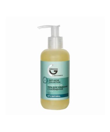 Greenini Washing gel with calendula for problem skin 200 ml - Buy Online on GoSupps.com