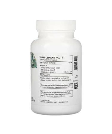 Thorne Magnesium Citramate 90 capsules - Buy Online on GoSupps.com