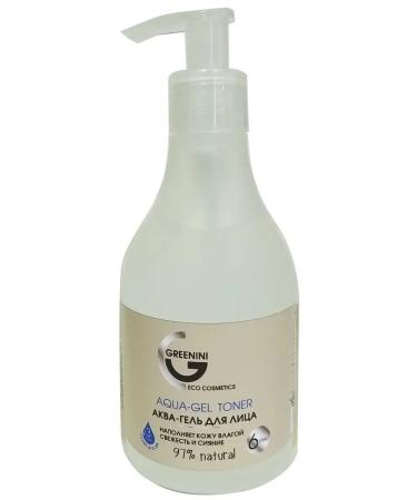 Greenini Aqua-gel for the face moisturizing 235 ml - Buy Online on GoSupps.com