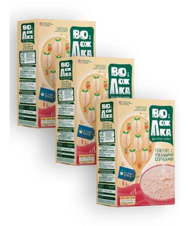 Volozhka Oatmeal Hercules with rye branching of 3 pcs 400.G