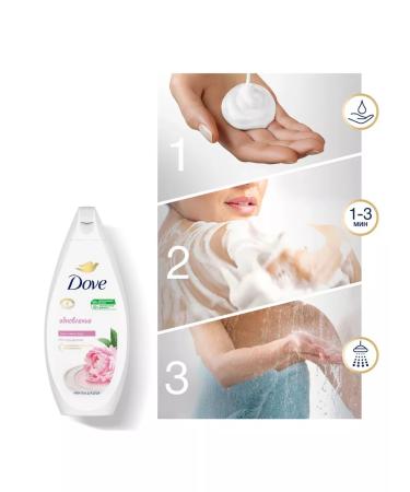 Dove Shower gel Cream vanilla and peony 250ml (2 pcs) - Buy Online on GoSupps.com