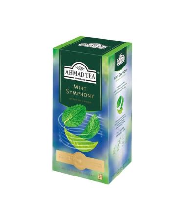 Ahmad Tea Black tea with mint Mint Symphony 3 pcs. 25 Pack - Buy Online on GoSupps.com